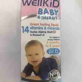 Vitabiotics Wellbaby Natural Orange Flavour Syrup 150ml