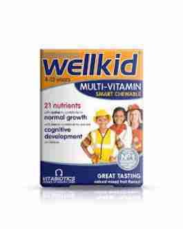 VITABIOTICS WELLKID MULTI-VITAMIN SMART CHEWABLE X30
