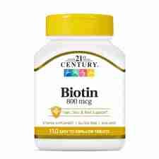 21st Century Biotin 800 mcg x110
