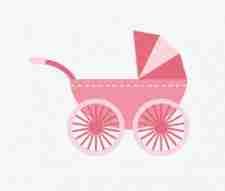 Pink Baby Cart