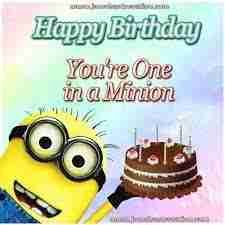 Happy Birthday Your One Card