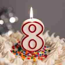 Daxio Birthday Candle
